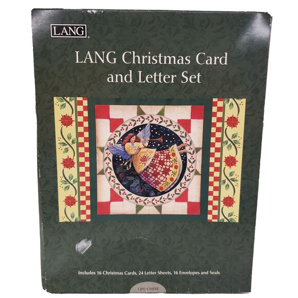 Jim Shore Winter Angel Christmas Paper 48 Sheets Christmas Stationary - Picture 1 of 10